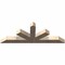 Ekena Millwork Saratoga Smooth Timber Gable Bracket, Douglas Fir, 72"W x 27"H x 5 1/2"D x 5 1/2"F, 9/12 Pitch GBW072X27X0606SAR00SDF - alternate 2